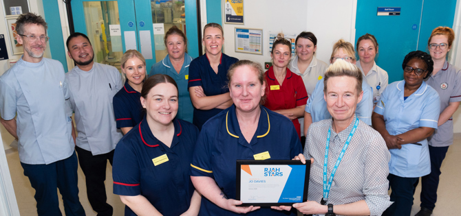 Sarah Needham Rjah Practice Development Nurse wins RJAH Stars Award for leadership and ...